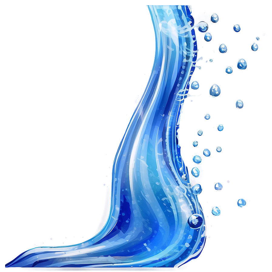 Water Paint Wave Png Wiw15