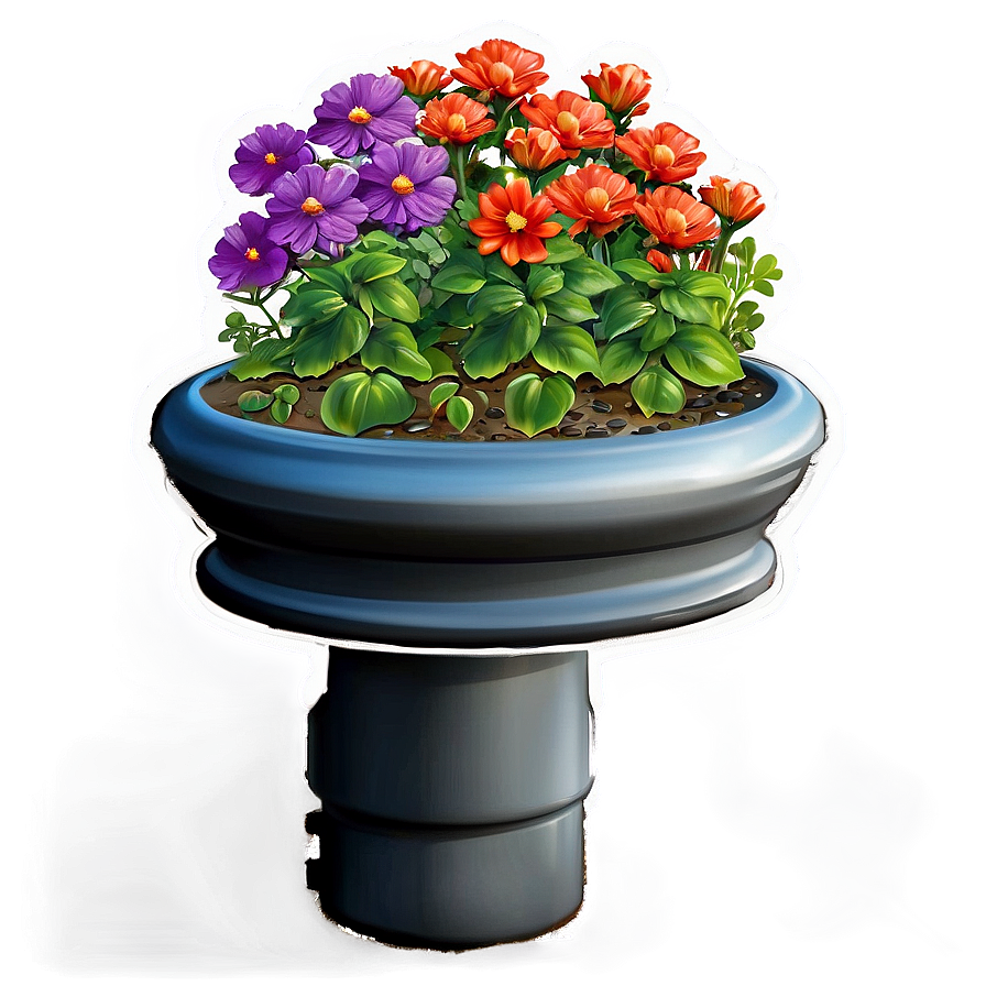 Water-saving Flower Bed Png Mev35