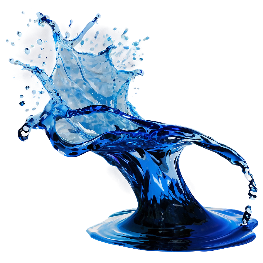 Water Splash PNG for Print 05042024 PNG with transparent background
