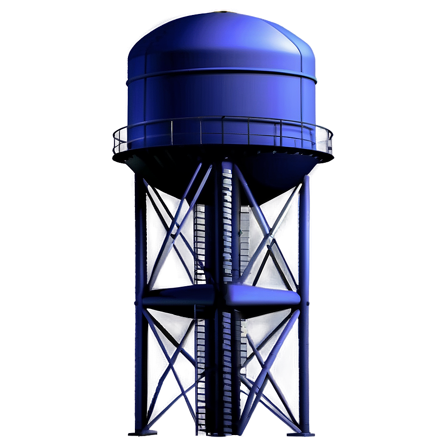 Water Tower Night View Png Nxo94