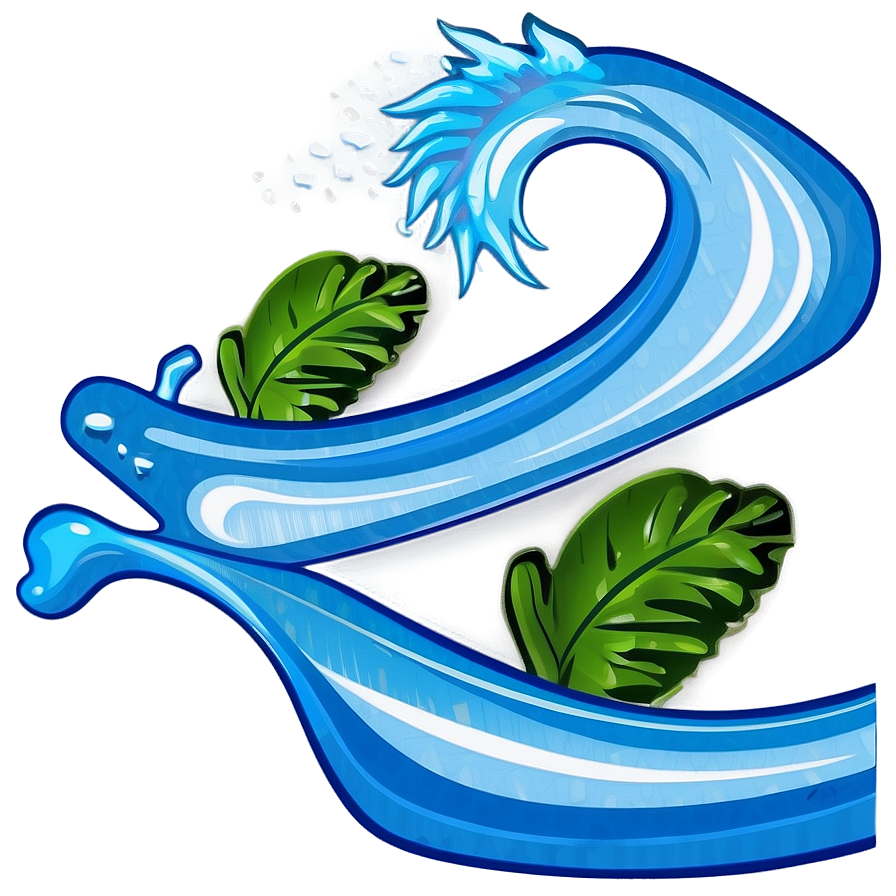 Water Wave Illustration Png Xjb