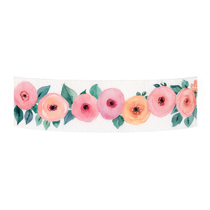 Watercolor Aesthetic Tape Png Kwm