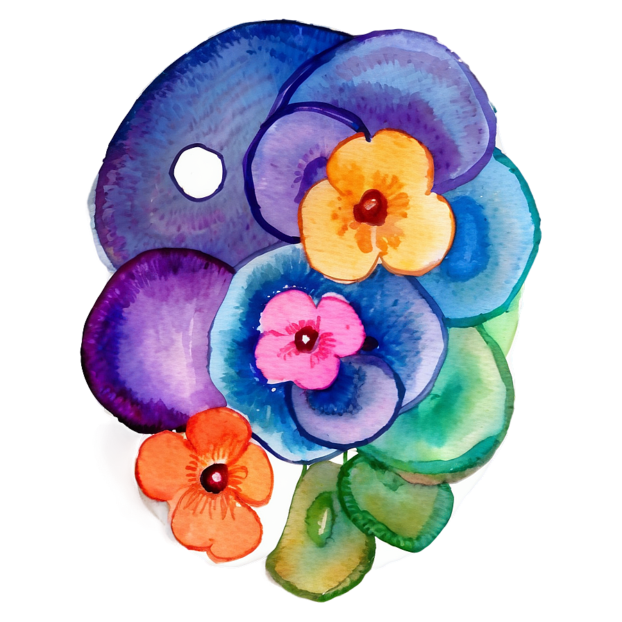 Watercolor Art Png Srn23