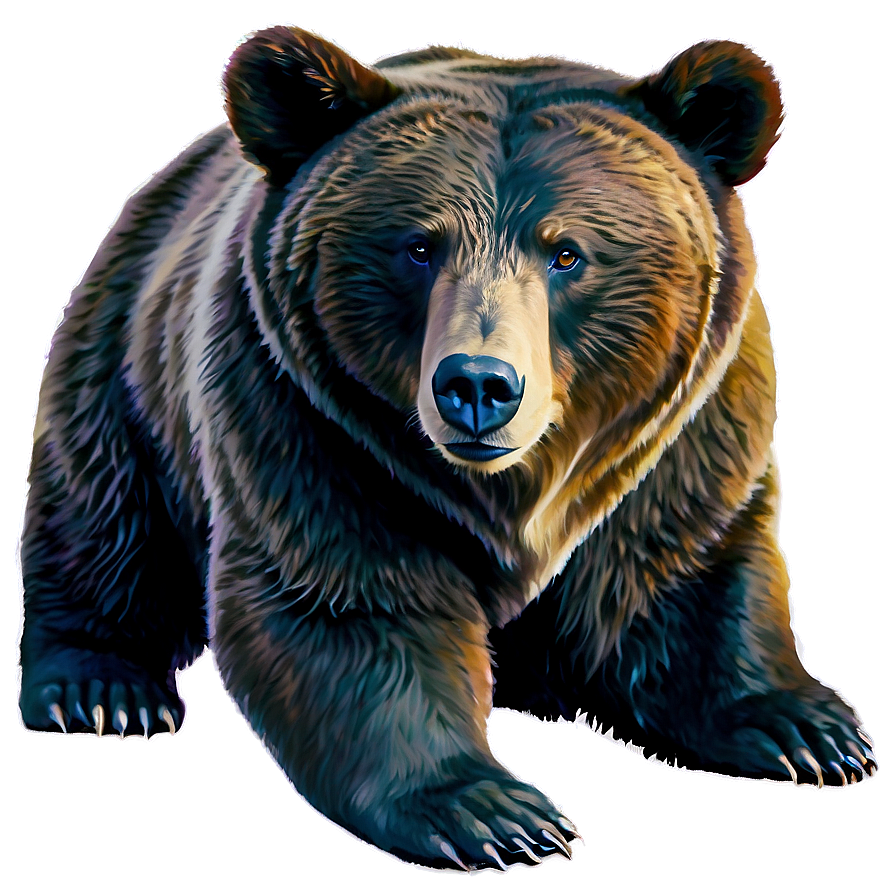 Watercolor Bear Png Uon