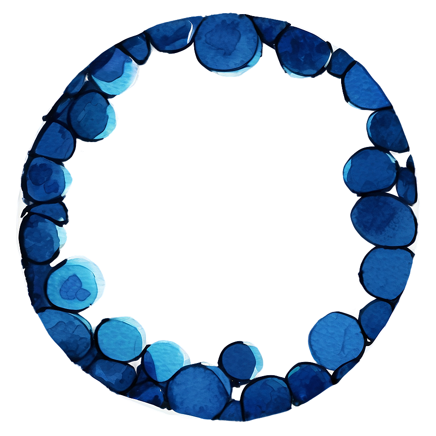 Watercolor Blue Circle Png Mjr