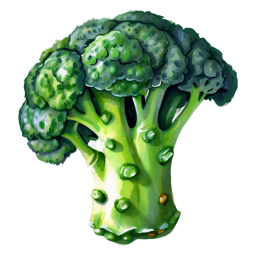 Watercolor Broccoli Png Tjl23