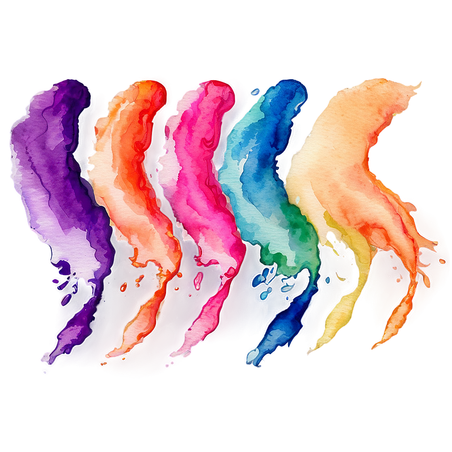 Watercolor Brushstroke Splash Png 06292024