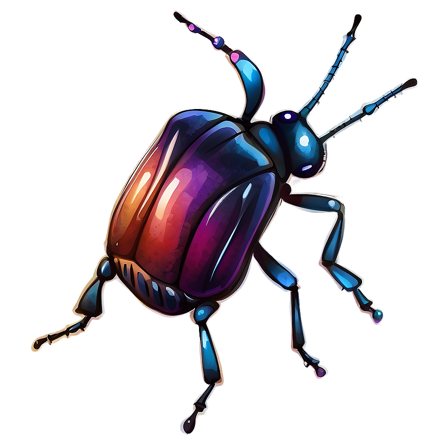 Watercolor Bug Png Peu