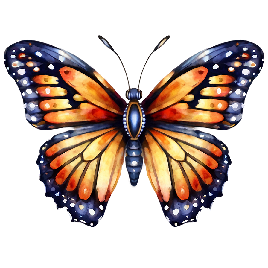 Watercolor Butterfly Clipart Png Rvx23