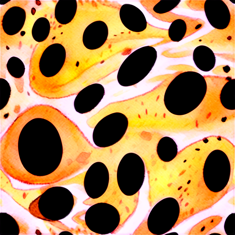 Watercolor Cheetah Print Art Png 05232024