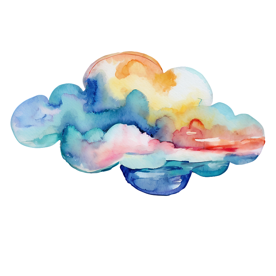 Watercolor Clouds Png 46