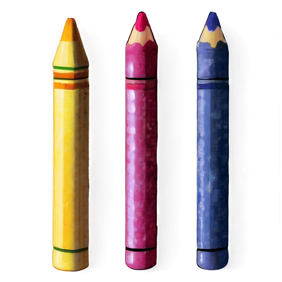 Watercolor Crayons Png Gqy5