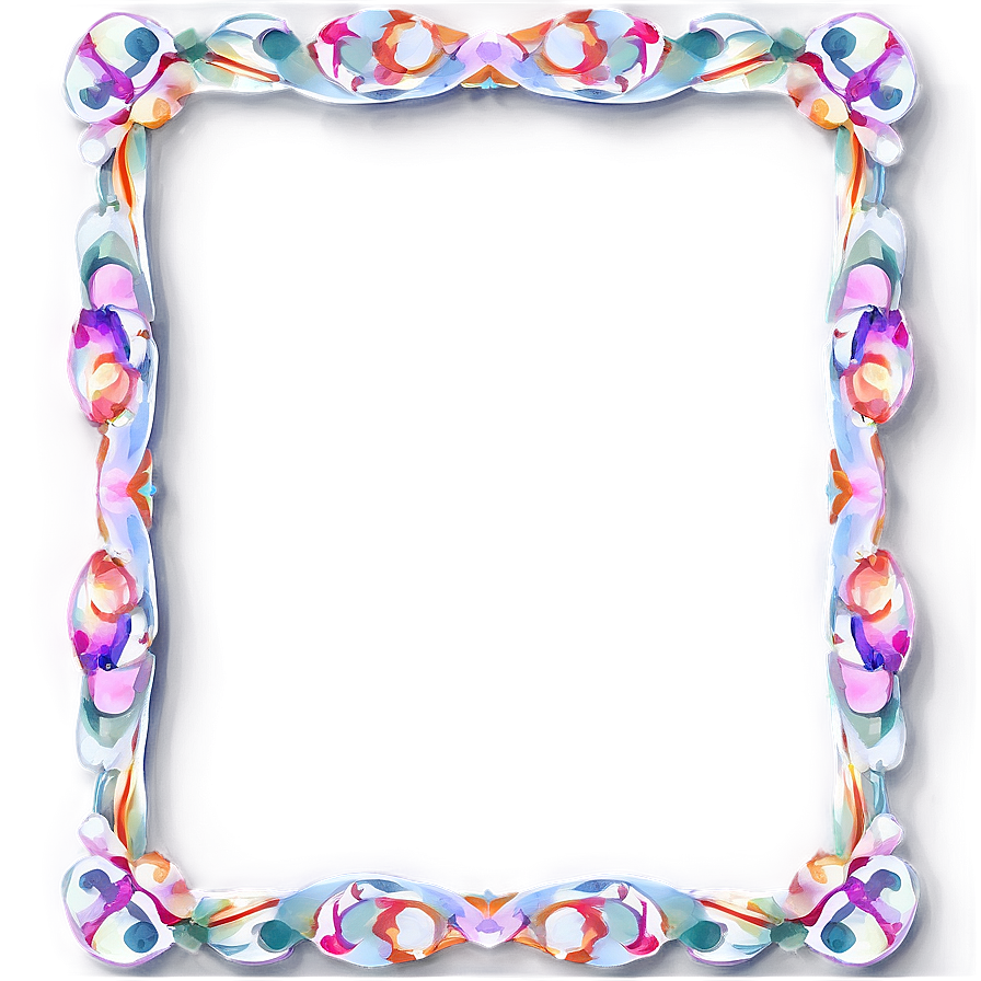 Watercolor Decorative Frame Png Kag