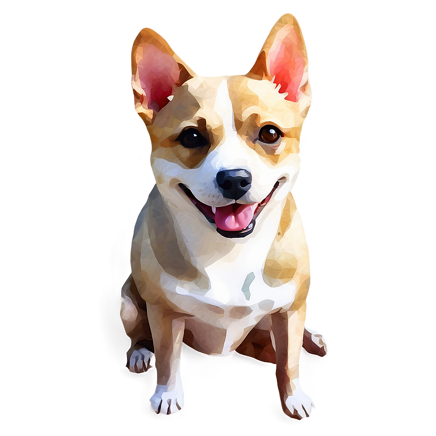 Watercolor Dog Transparent Png Aja