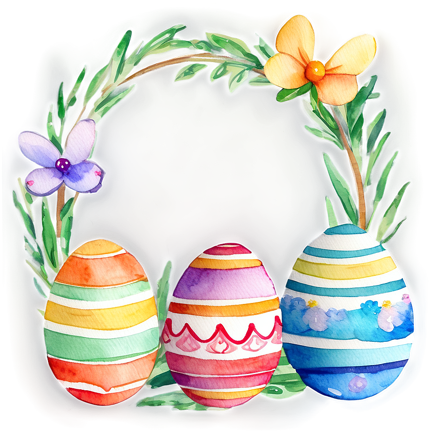 Watercolor Easter Clipart Png 06262024