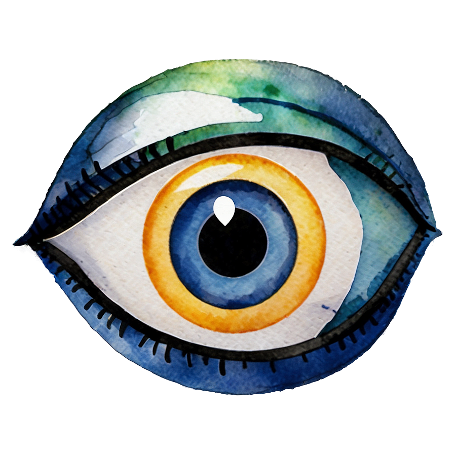 Watercolor Evil Eye Png Ksl79