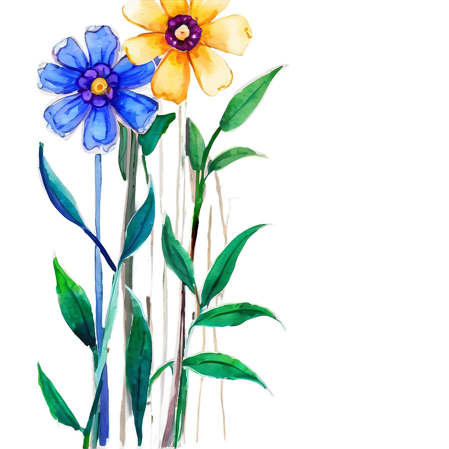 Watercolor Floral Clipart Png Exl