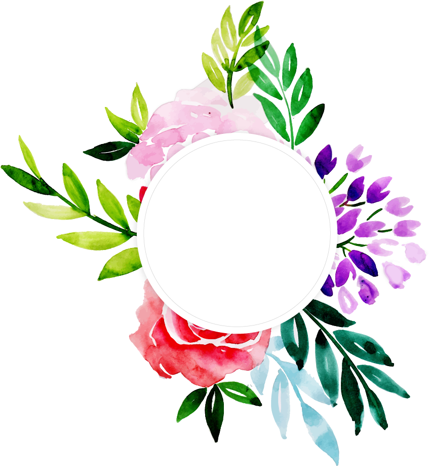 Watercolor_ Floral_ Frame_with_ Blank_ Space