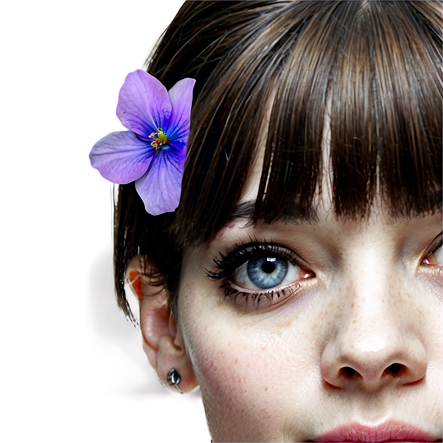 Watercolor Floral Portrait Png Ymp