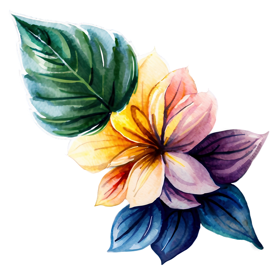 Watercolor Flower Painting Png Ueu