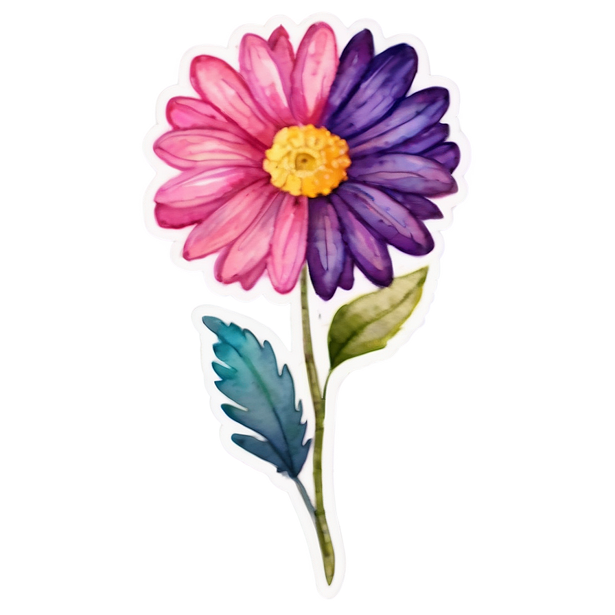 Watercolor Flower Stickers Png 06272024