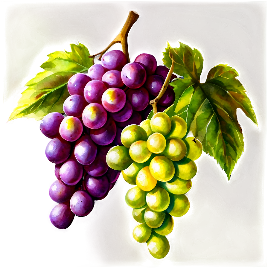 Watercolor Grapes Png Bmn10