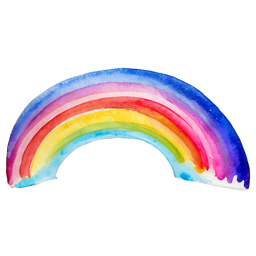 Watercolor Rainbow Background Png 45