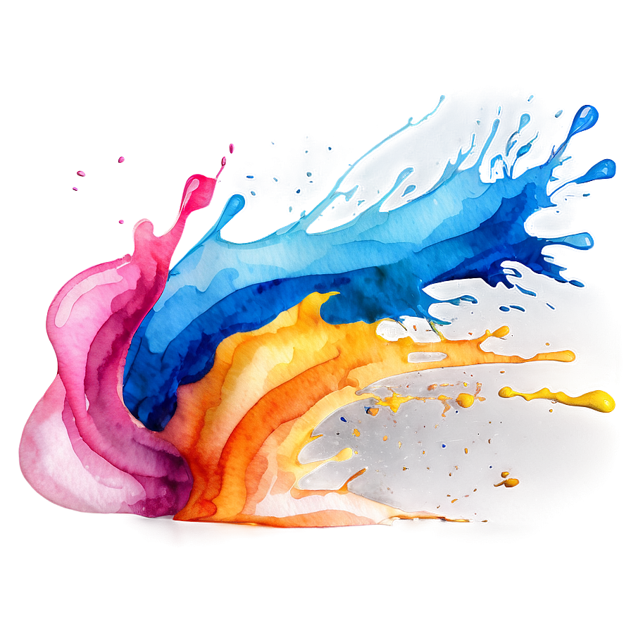 Watercolor Splash Effect Png 48