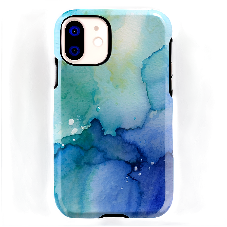 Watercolor Splash Phone Case PNG mse PNG with transparent background