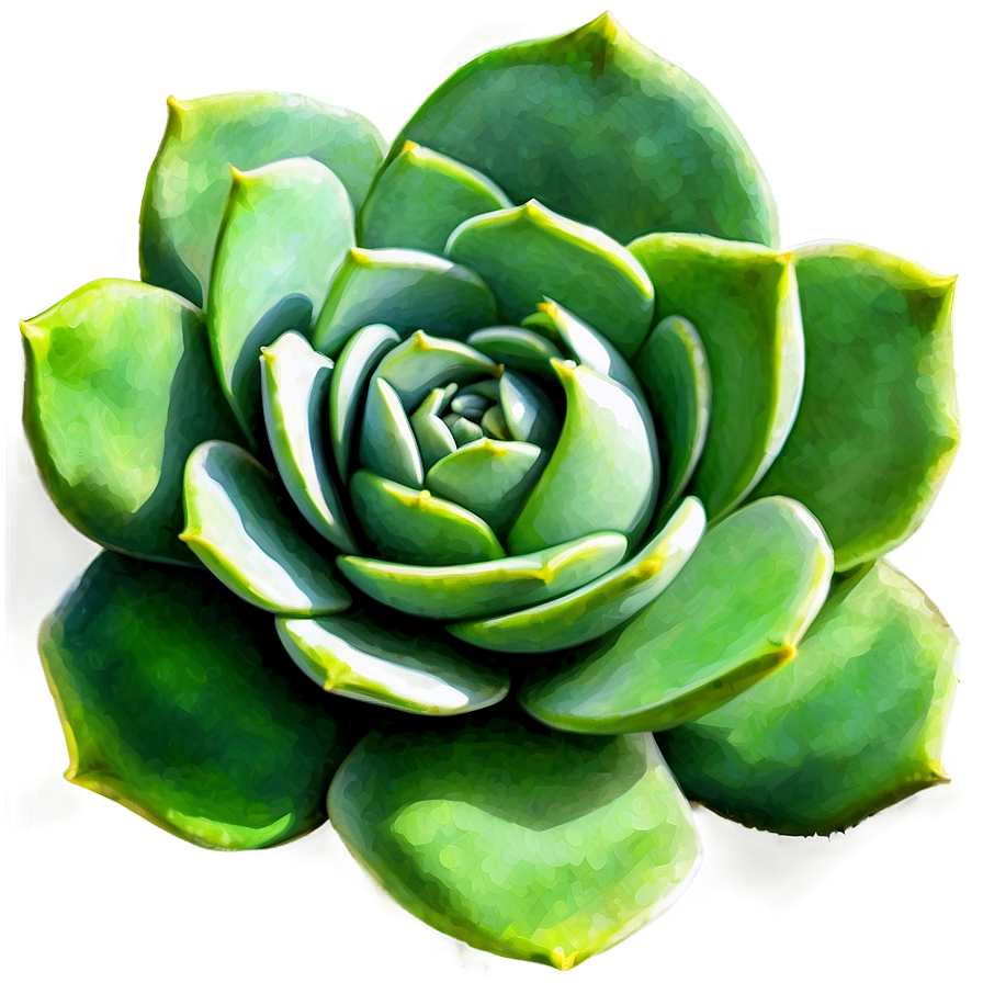 Watercolor Succulents Art Png 06212024