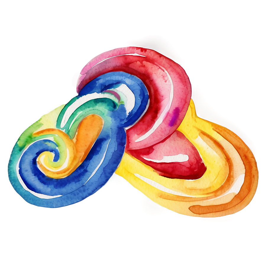 Watercolor Swirl Png 05242024