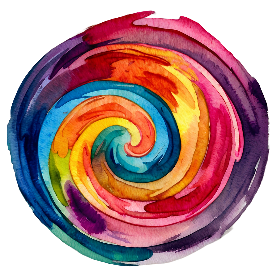 Watercolor Swirl Png 7