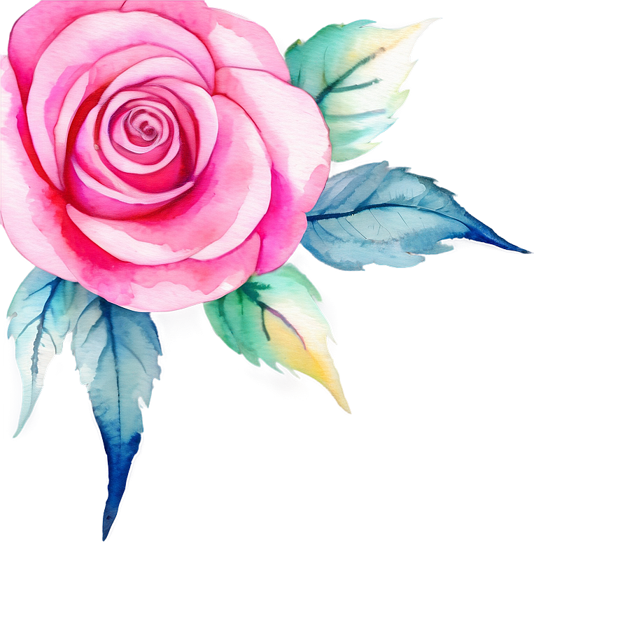 Watercolor Tattoo Style Png 05042024