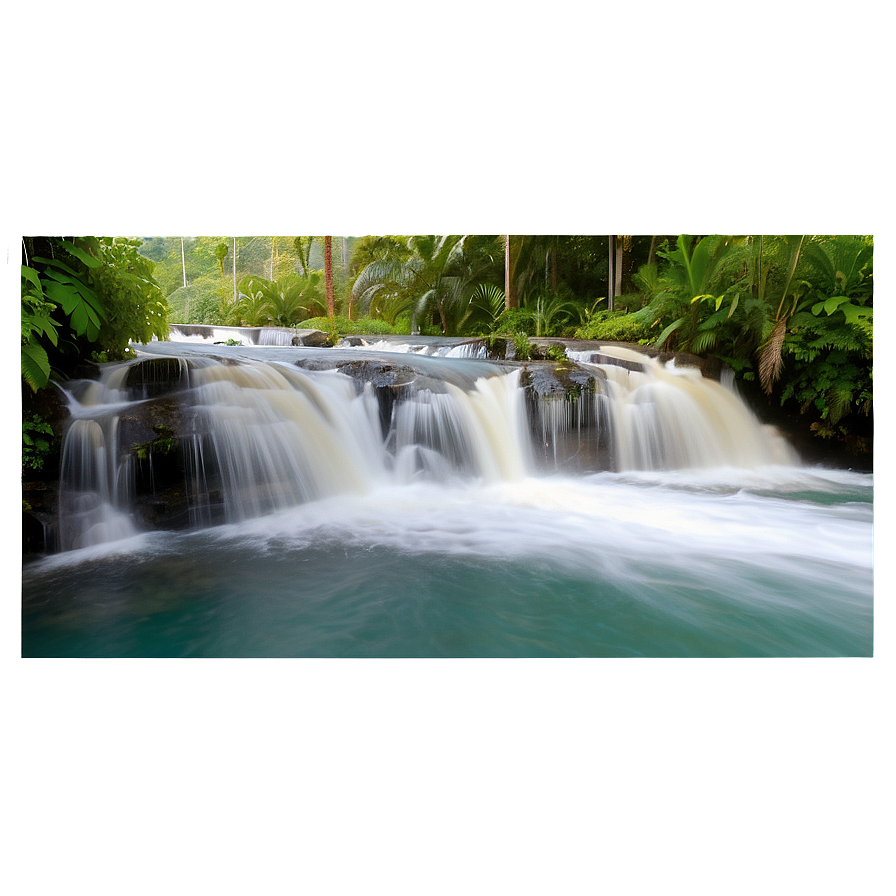 Waterfall View PNG iap41 PNG with transparent background