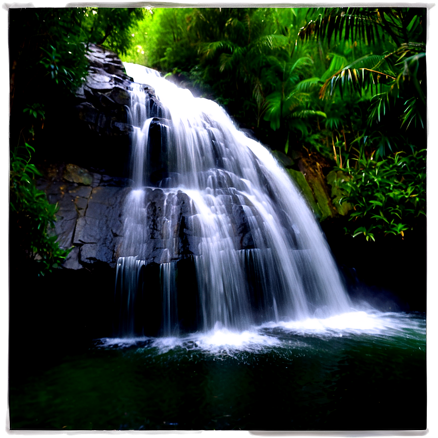 Waterfall View PNG llx63 PNG with transparent background