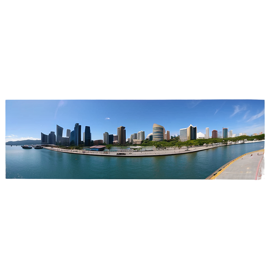 Waterfront City Panorama Png 79