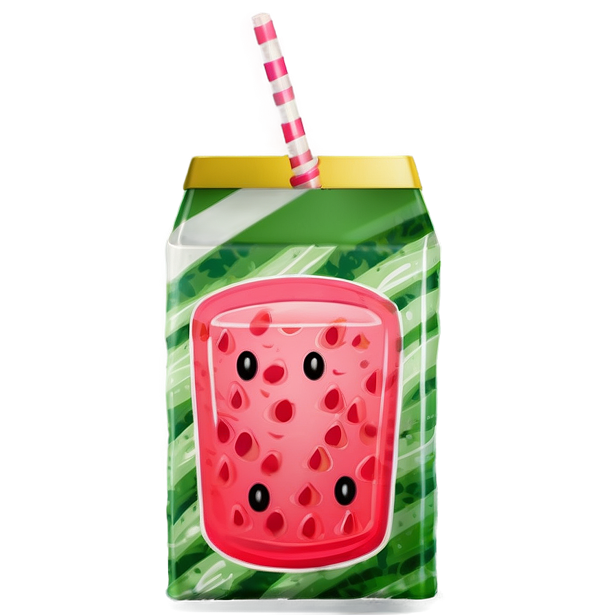 Watermelon Juice Box Png 99