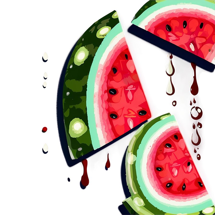 Watermelon Slice With Bite Png 06132024