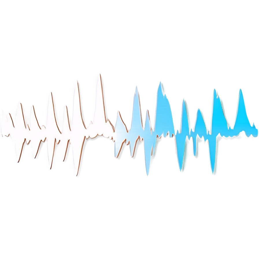 Waveform Silhouette PNG moc PNG with transparent background