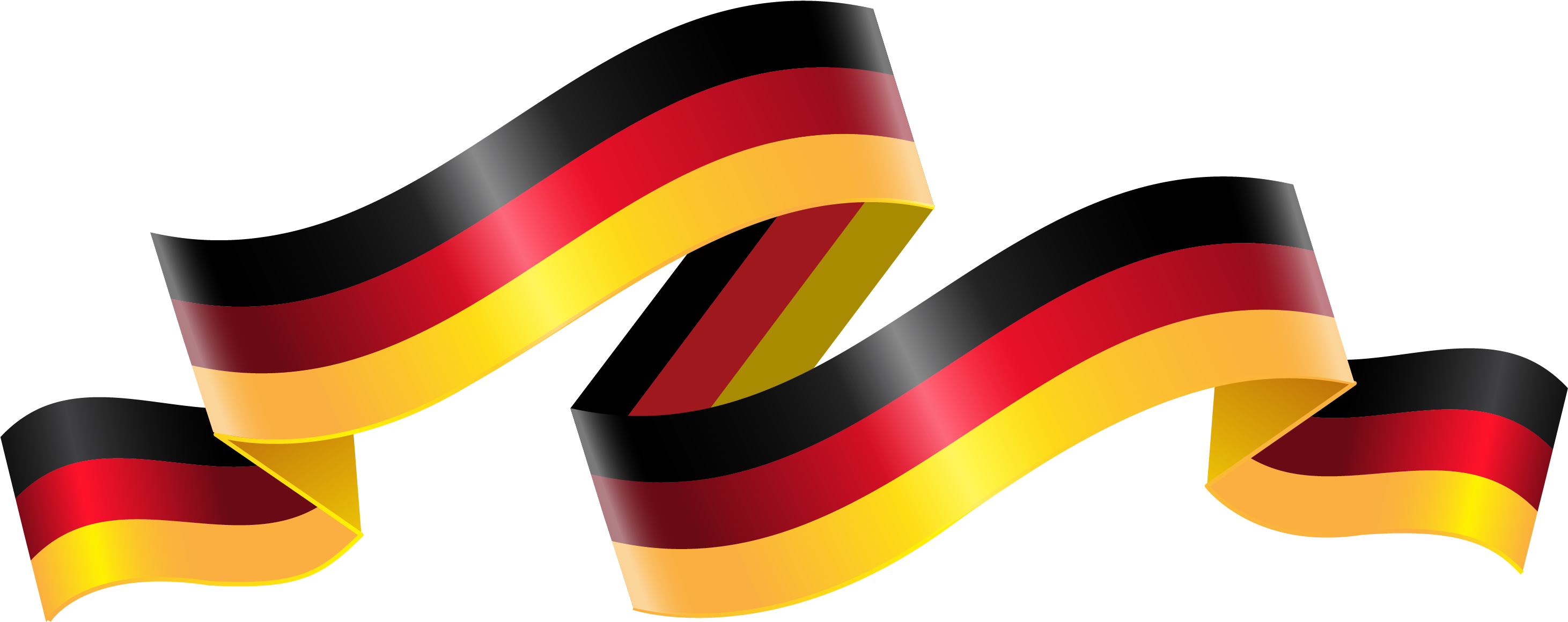 Waving Germany Flag Graphic