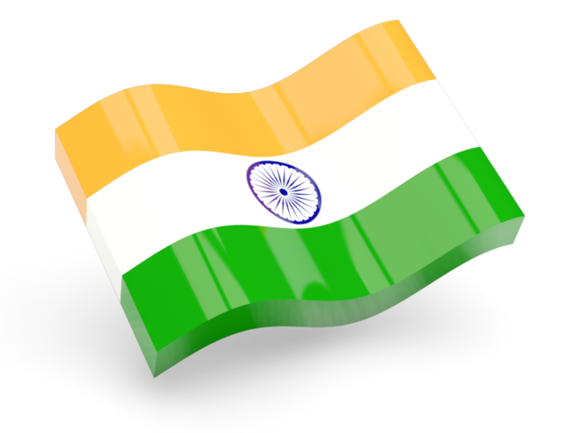 Waving Indian Flag Illustration