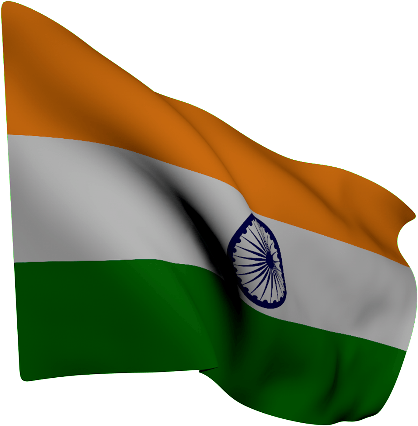 Waving_ Indian_ Flag_ Render