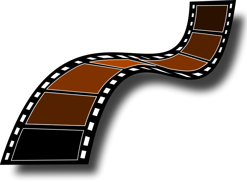 Wavy Film Strip Graphic