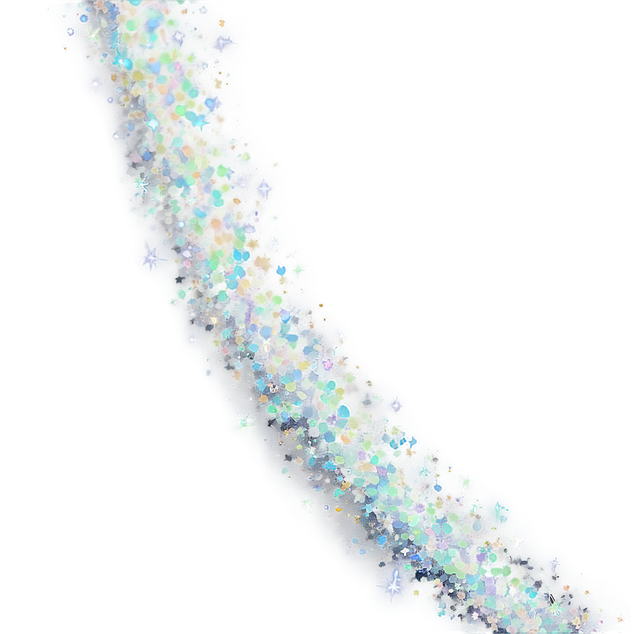 Wavy Glitter Line Png 06272024