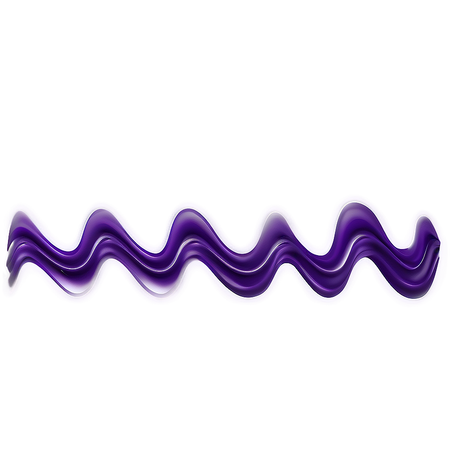 Wavy Purple Abstract Border Png Kle30