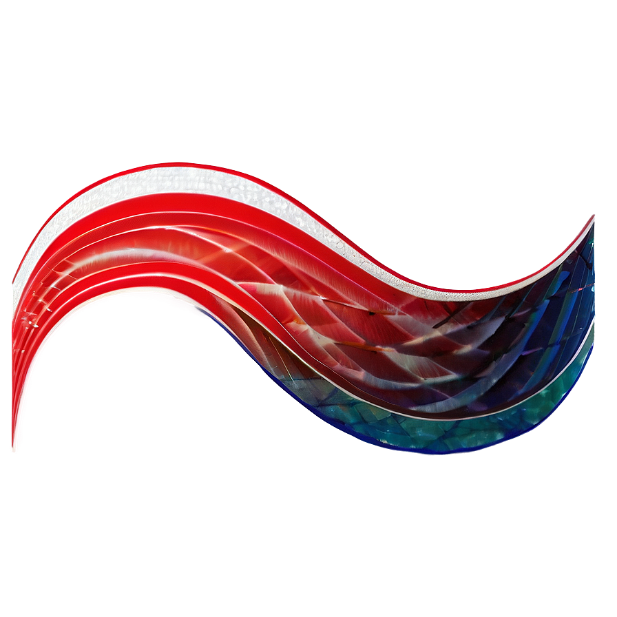 Wavy Red Line Image Png 13