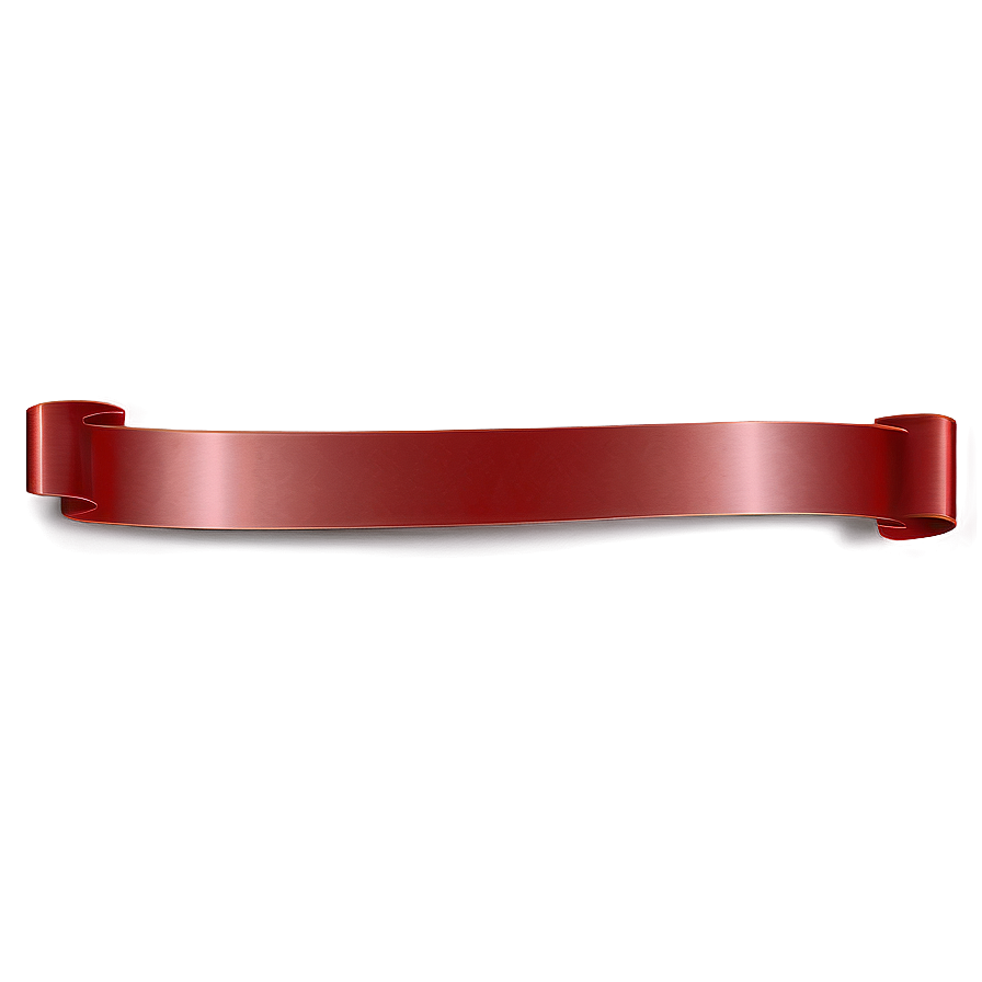 Wavy Red Ribbon Png 05252024