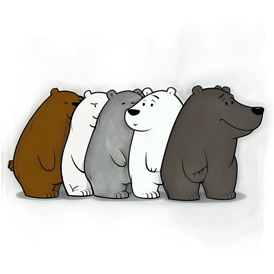 We Bare Bears Cartoon PNG mld14 PNG with transparent background