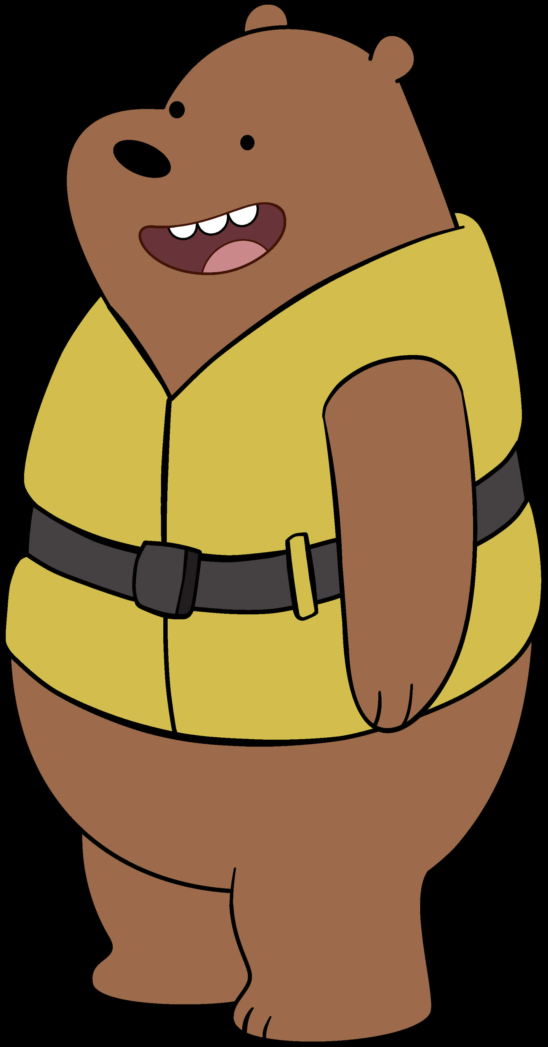 We Bare Bears Grizzlyin Yellow Jacket