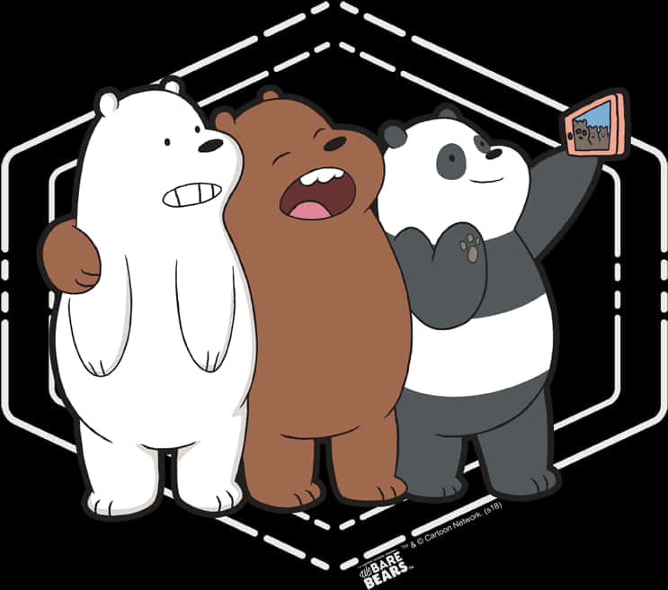 We Bare Bears Selfie Time